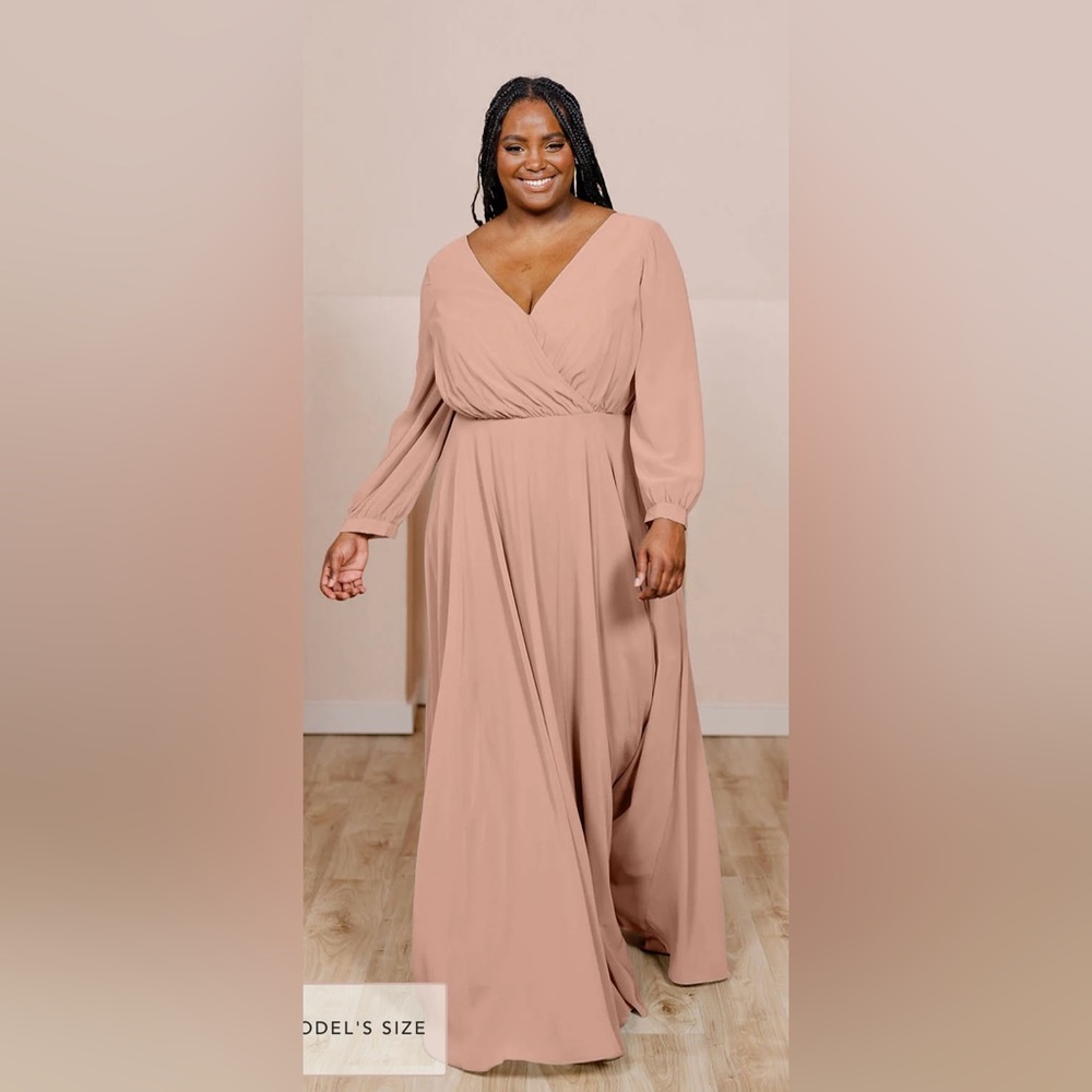 Revelry Juliet Long sleeve Bridesmaid Dress